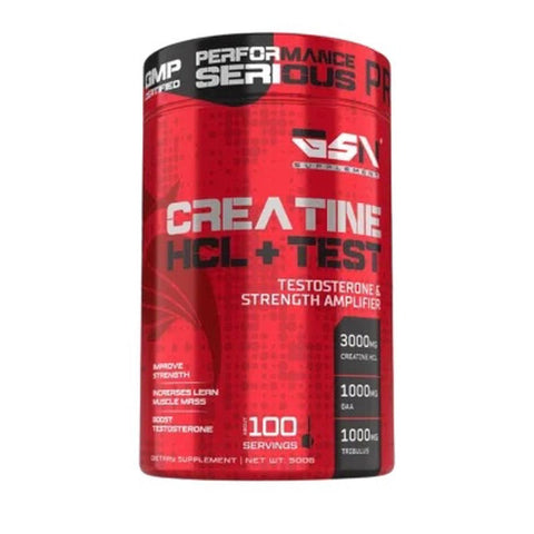 GSN CREATINE HCL+TEST DAA TRIBILUS 500 Gr
