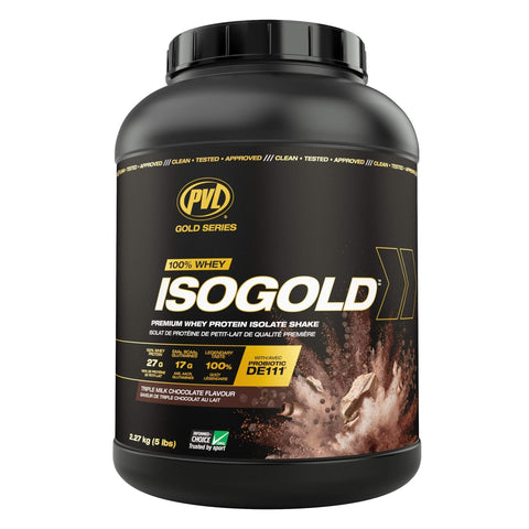 PVL ISOGOLD Grass Fed Premium Isolate 100% Whey Protein 2,27 Kg - KANADA PREMIUM