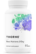 THORNE - Basic Nutrients 2/Day - Comprehensive Daily MultiVitamin with Optimal Bioavailability - Vitamin & Mineral Formul 60 Caps