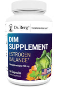 Dr. Berg DIM Estrogen Balance Women with Diindolylmethane Menopause 60 Caps