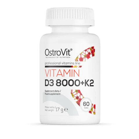 Ostrovit Vitamin D3 8000 IU + K2 - 60 Tablets