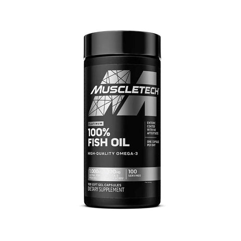 MuscleTech, Platinum %100 Omega 3 100 Jel Kapsül