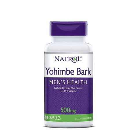 Natrol Yohimbine Bark 500 mg 90 Capsules