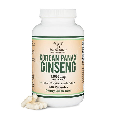 DOUBLE WOOD Korean Panax Ginseng 240 Caps