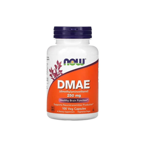 NOW Foods, DMAE, Healthy Brain 250 mg, 100 Veg Capsules