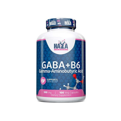 HAYA LABS GABA - B6 500 mg 100 Vcaps