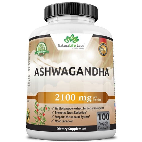 Naturalife Ashwagandha 2100 mg 100 Kapsül