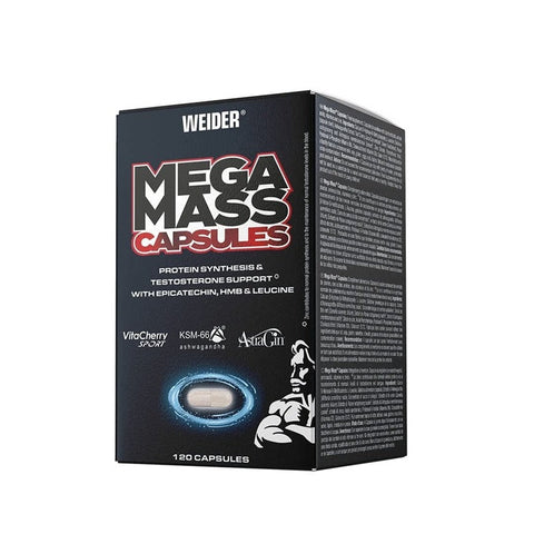 Weider Mega Mass Amino HMB - KSM66 ASHWAGANDHA 120 caps