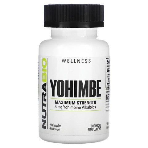 Nutrabio Labs Yohimbine 100 mg 90 Capsul