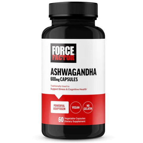 Force Factor Ashwagandha Adaptogens to Support Stress and Cognitive Health 600mg - 60 Bitkisel Kapsül