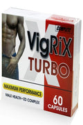 Complete Vigrix Turbo Testo Ginseng Epimedium Tribulus 60 Caps