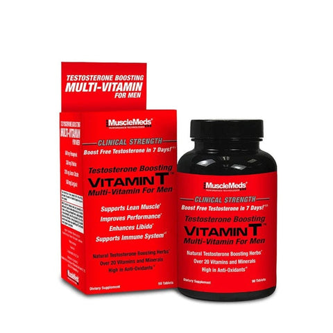 MuscleMeds Vitamin T Test Boosting MultiVitamin For Men Tribulus Long Jack 90 Tablet