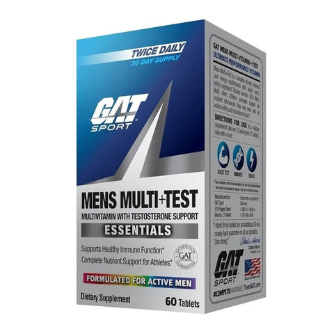 GAT Sport Mens Multivitamin with Test Booster Support Men's Health 60 Tablet