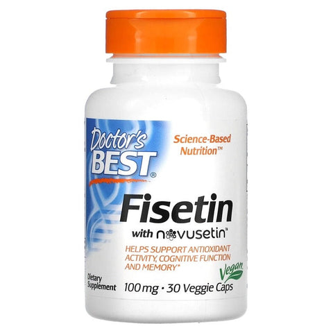 Doctors Best Fisetin with Novusetin 100 mg 30 Veggie Caps