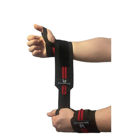 SupplementHane Logolu 2'li Fitness Crossfit Pro Ağırlık Bilekliği Wrist Wraps Bileklik Bilek Koruyucu Destek Bilekliği