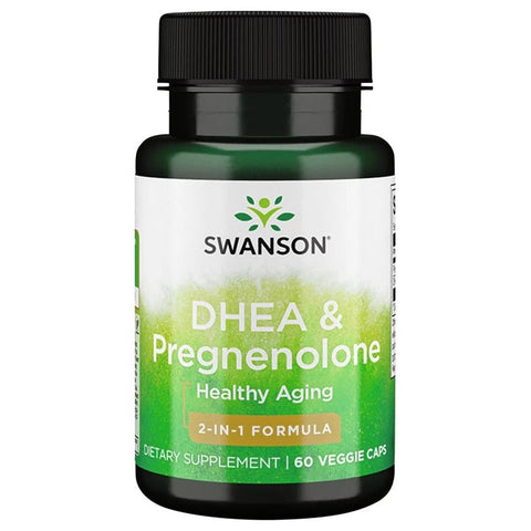 Swanson Vitamins, DHEA & Pregnenolone, 60 Veggie Caps