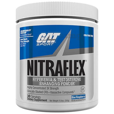 GAT Sport Nitraflex Hyperemia Test Booster Pump Preworkout 30 Servis