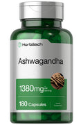 Horbaach Ashwagandha Supplement | 180 Capsules | for Women and Men | Herbal Root Extract