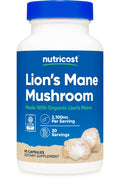 Nutricost Lion's Mane Mushroom Aslan yelesi mantarı 2100 mg 90 Caps
