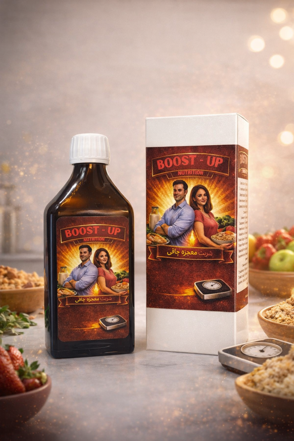 Boost Up Nutrition İran bitkisel şurup Doğal Karbonhidrat Yardımcısı Bitkisel Gainer Şurubu Appetite Weight Gain 250 ml