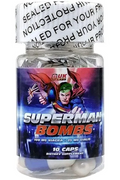 UK Labs Superman Bombs Sildenafil Citrate & Tadalafil 10caps - Erkeklere özel