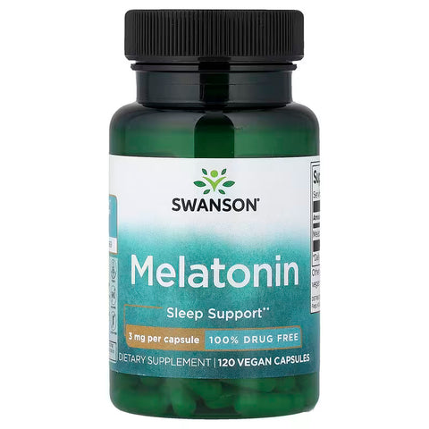 Swanson melatonin Sleep Support 3 mg 120 Vegan Capsules