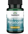 Swanson Triple Strength Melatonin 10Mg 60 Kapsül - Supplementhane