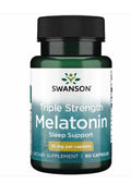 Swanson Triple Strength Melatonin 10Mg 60 Kapsül - Supplementhane