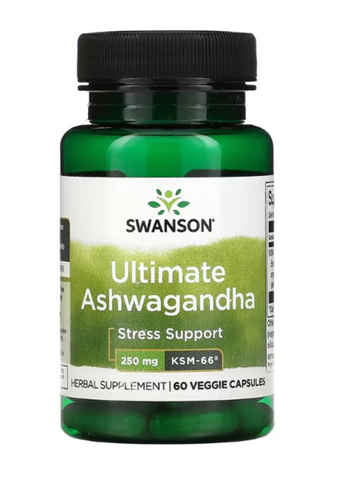 Swanson Ultimate Ashwagandha Ksm66 60 Kapsül - Supplementhane