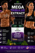 Swanson Vitamins Mega Tribulus terrestris Extract %20 saponins 250 mg 120 Vegan Capsules - Supplementhane