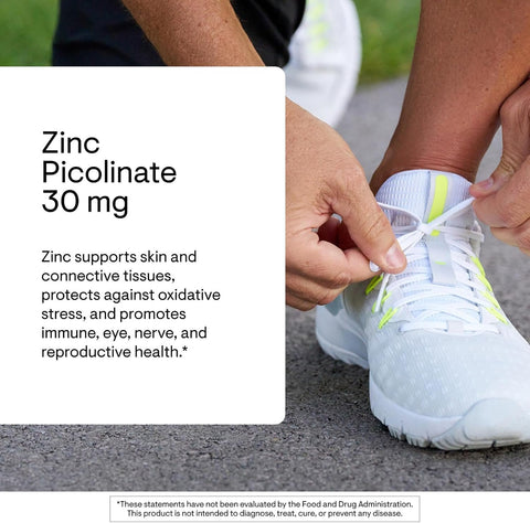 THORNE - Zinc Picolinate Immune Healthy Skin & Eyes 30 mg 60 Caps