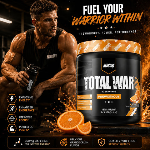 Redcon1 Total War Preworkout 420 gr - Orange Crush