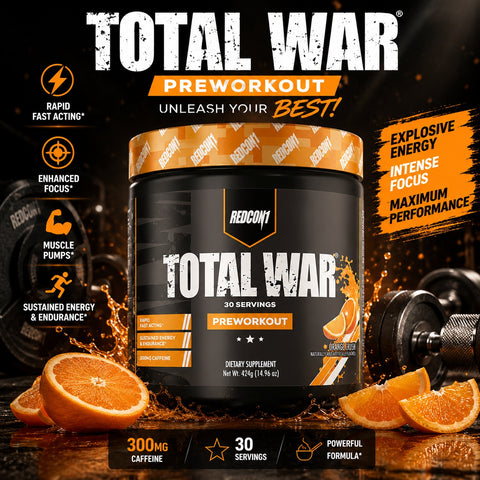 Redcon1 Total War Preworkout 420 gr - Orange Crush