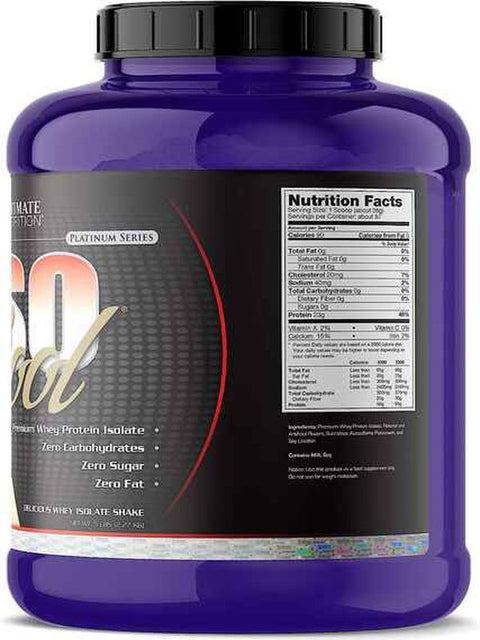 Ultimate Nutrition ISO Cool Pure izole Whey Protein Isolate Powder 2,2 kg