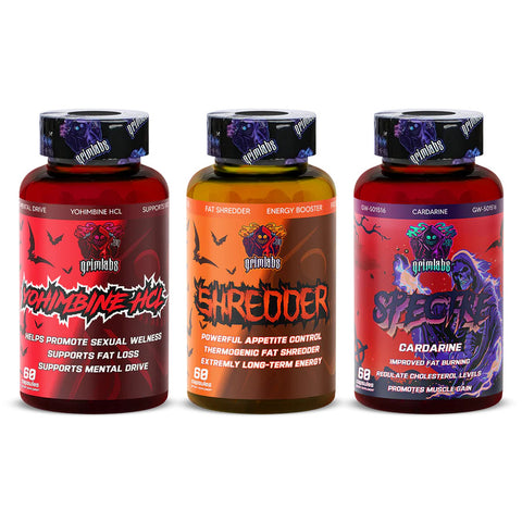 GRIMLABS ULTRA SHRED TRIO SETİ (Yohimbine+Shredder fat burner + Cardarine)
