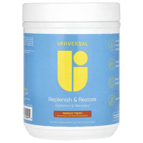 Universal Replenish & Restore Amino Electrolytes & Hydration Lysine, Glutamine, Tryptophan 330 g
