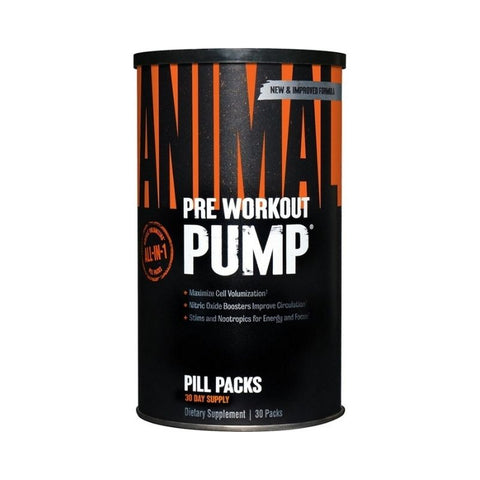 UNİVERSAL ANİMAL PUMP PREWORKOUT 30 PAKET / ABD VERSİYON