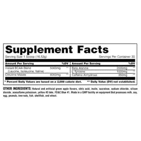 Universal Nutrition Animal Fury Preworkout 320G