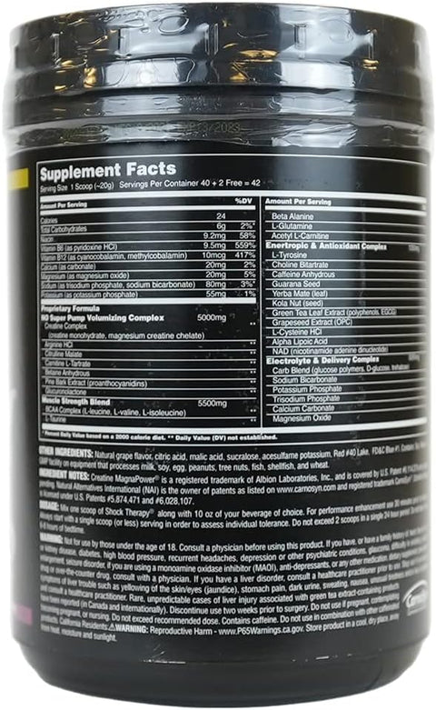 Universal Nutrition Shock Therapy All in one preworkout