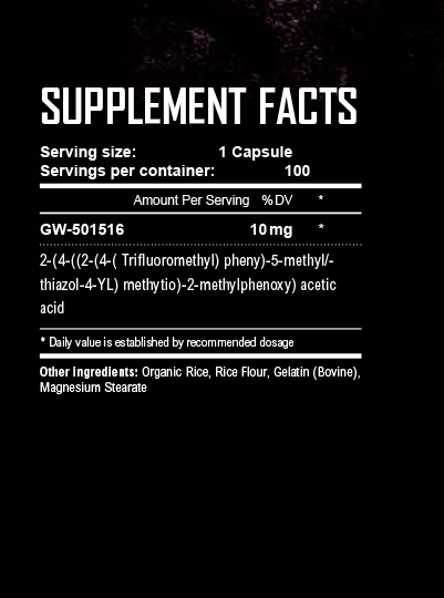 Warrior Labs Cardarine GW 501516 100 caps