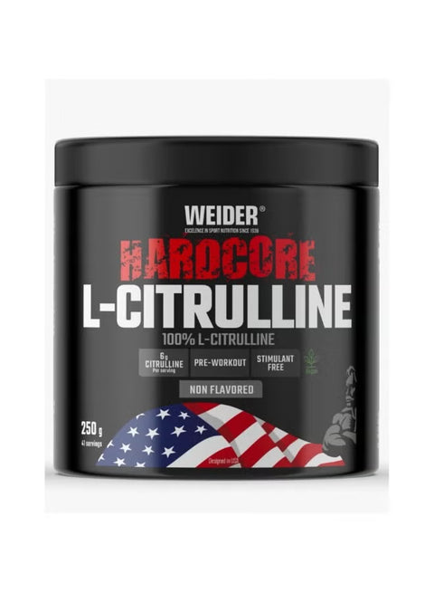 Weider Hardcore L-Citrulline Preworkout Stimulat free 250 gram