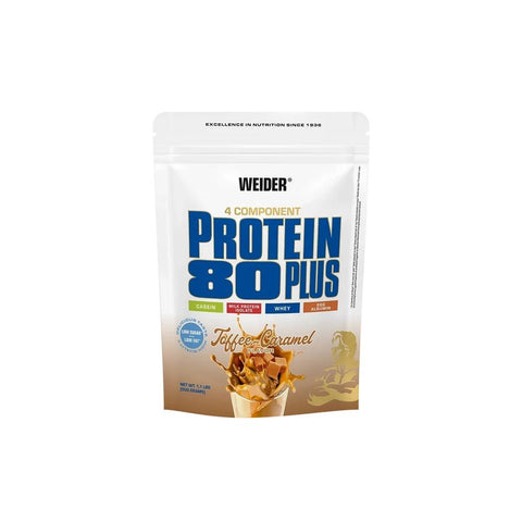 Weider 80 Plus Casein & Isolate & Whey & Egg Protein Tozu 500 gram - Caramel - Supplementhane