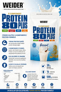 Weider 80 Plus Casein & Isolate & Whey & Egg Protein Tozu 500 gram - Coconut - Supplementhane