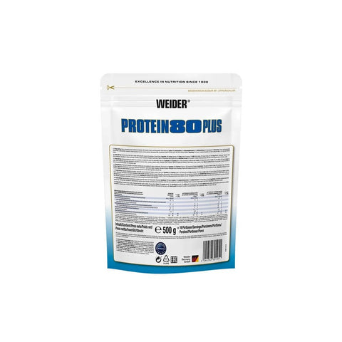 Weider 80 Plus Casein & Isolate & Whey & Egg Protein Tozu 500 gram - Coconut - Supplementhane