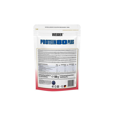 Weider 80 Plus Casein & Isolate & Whey & Egg Protein Tozu 500 gram - Strawberry - Supplementhane