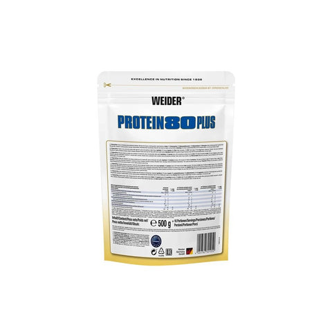 Weider 80 Plus Casein & Isolate & Whey & Egg Protein Tozu 500 gram - Vanilla - Supplementhane