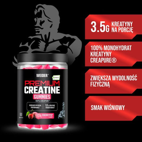 Weider %100 Creapure Creatine 60 Gummies