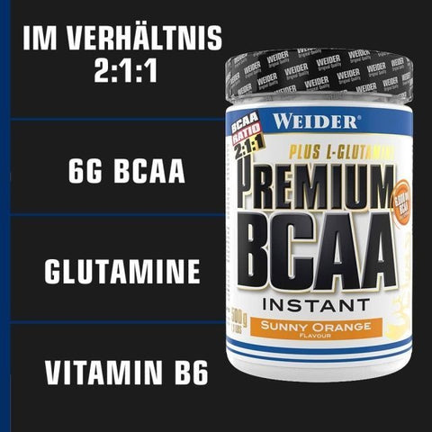Weider Premium BCAA GLUTAMIN Powder 500 Gr