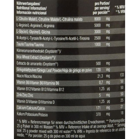 WEIDER Rush Pump Preworkout – 375 gr