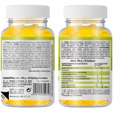 WEIDER Collagen Kolajen 50 Gummies